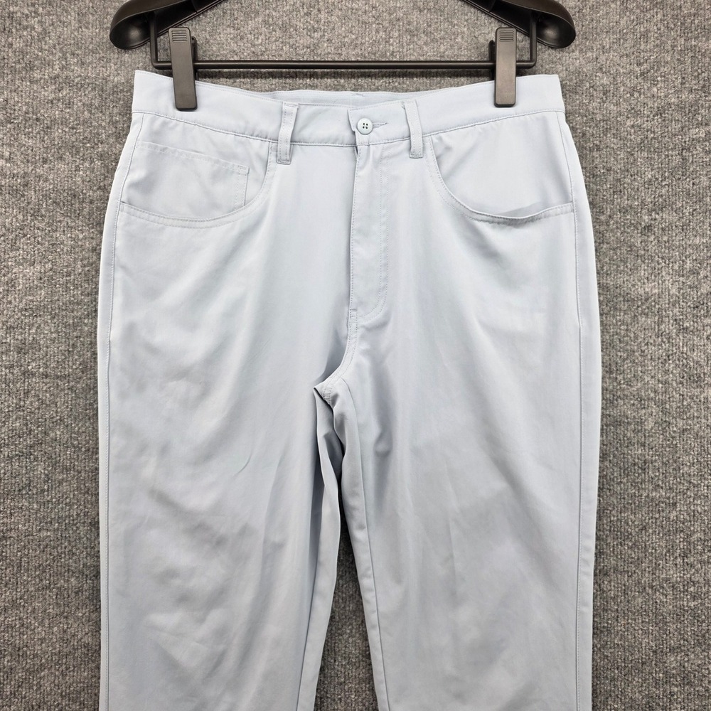Footjoy FJ Mens Golf Pants‎ Light Blue Straight Fit Size 32x32 Polyester